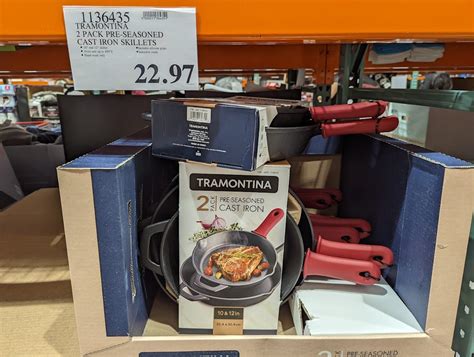 Tramontina Pre-Seasoned Cast Iron Skillets - 2 Pack - Costco97.com