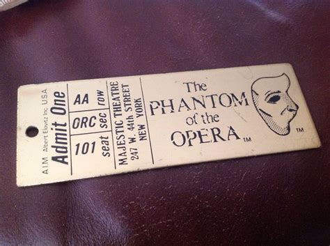 Tickets phantom of the opera broadway - jaderas