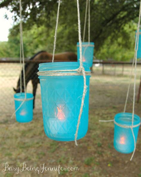 101 Handmade Days: DIY Hanging Lanterns - Busy Being Jennifer