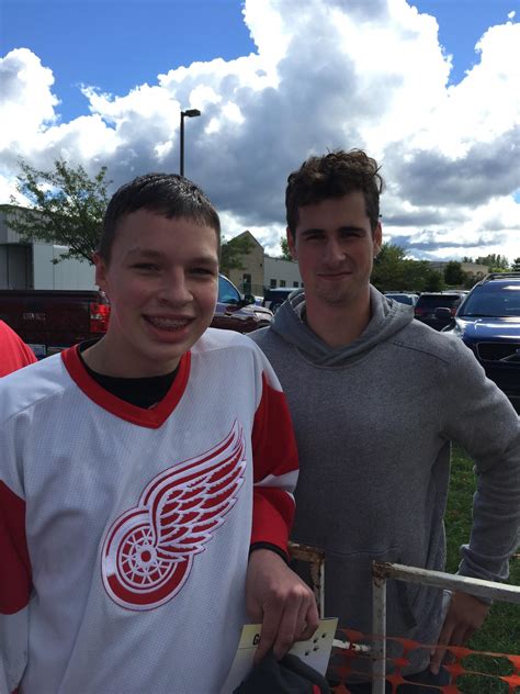 I met Dylan Larkin yesterday! : DetroitRedWings