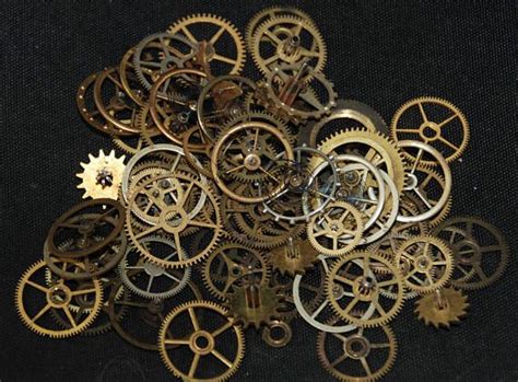 Steampunk Gears Supplies Watch Clock Parts 1/2 Oz Assorted | Etsy | Steampunk gears, Clock parts ...