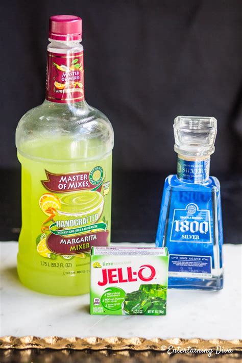 Margarita Jello Shots Recipe (Made With Tequila) - Entertaining Diva ...