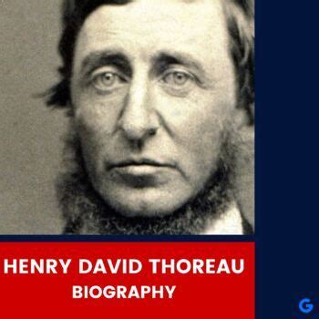 Henry David Thoreau Biography | Google Slides by Humanities Workshop