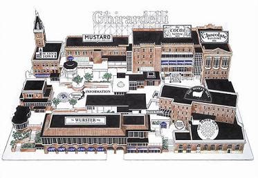 San Francisco, A History.: Ghirardelli Square.