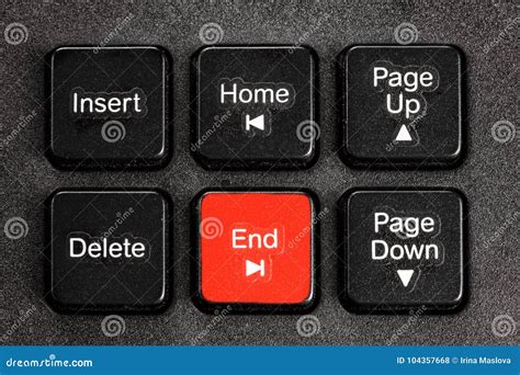 Accent End Button of Keyboard Stock Photo - Image of black, action ...