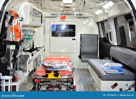 Ambulance Interior at Manila International Auto Show in Pasay ...