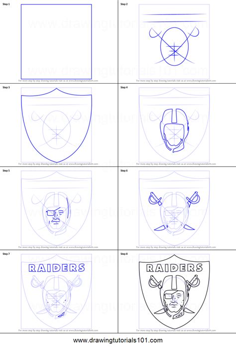 How To Draw The Raiders Logo - Skye Carson