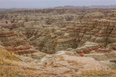 Long distance view of the Wall at Badlands National Park : nationalparks