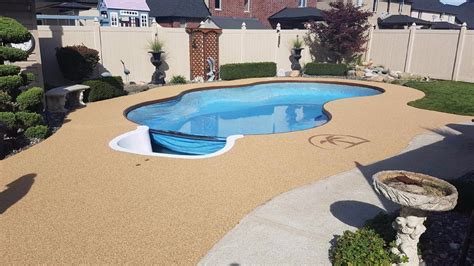 Pool Deck Resurfacing | Pool Deck Ideas | Soft Crete Rubber Surfacing