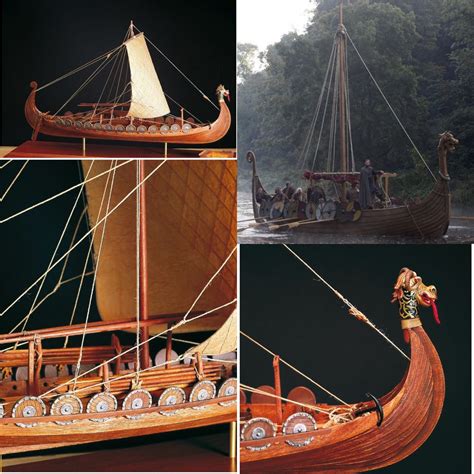 Viking Drakkar 1:50 Amati Model Ship Kit | Model ship kits, Model ships ...