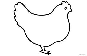 Chicken Outline - ClipArt Best