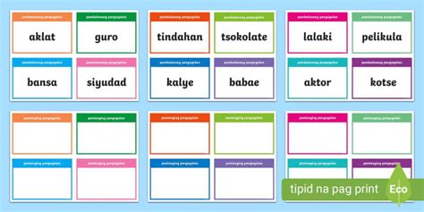 * NEW * Pangngalang Pantangi At Pambalana Flashcards | Grade 1 | Twinkl