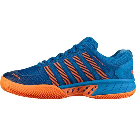 K-Swiss Kids Hypercourt Express HB Tennis Shoes - Brilliant Blue/Neon ...