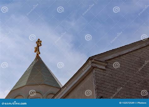 Apostolic Armenian Church Cross Sky Stock Image - Image of exterior, nature: 152572549