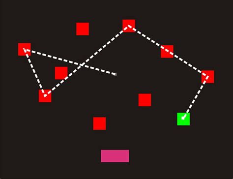 A computerized spatial span test (C-SST) sequence of length five. The... | Download Scientific ...