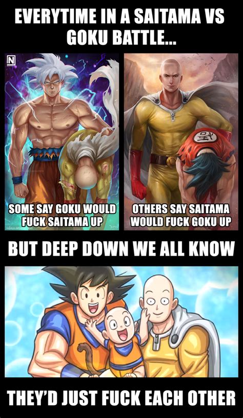 Everytime in a Saitama vs Goku battle post... | /r/OnePunchMan | One ...