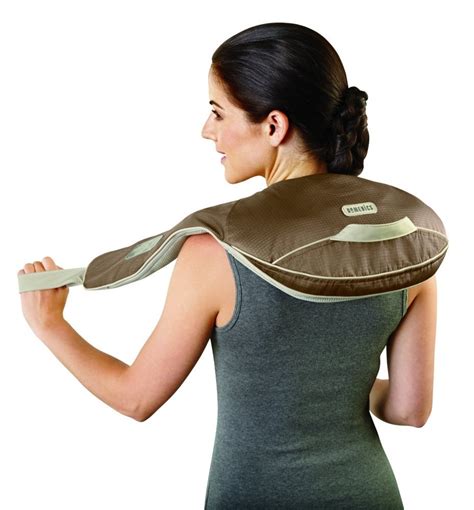 HoMedics Percussion Action Back & Shoulder Massager with Heat. Best Price