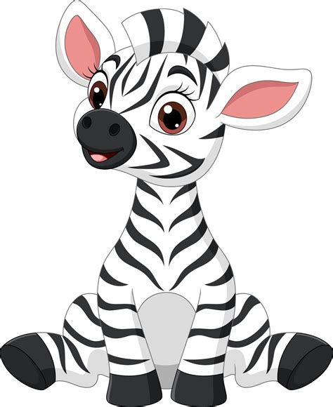 Zebra Baby Clipart Digital Download PNG EPS Kids Party, Nursery, Baby Shower - Etsy