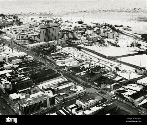 Earthquake damage in Anchorage Alaska Stock Photo - Alamy