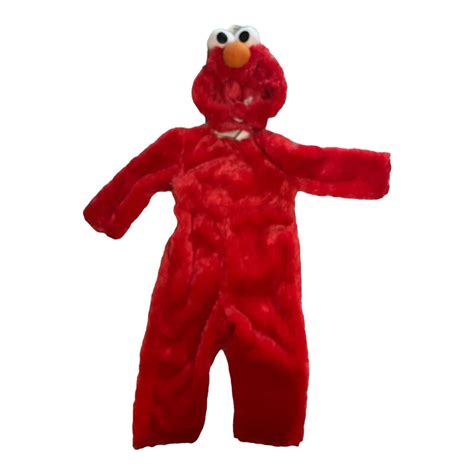 Sesame Street Elmo Deluxe Comfy Fur Costume for Toddl… - Gem