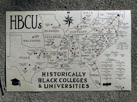 Hbcus Map - Etsy | Historically black colleges and universities, How to draw hands, Hand drawn map