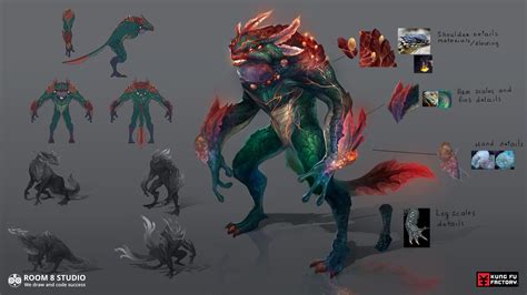 ArtStation - Acrobat kaiju concept art, ROOM 8 STUDIO | Criaturas ...