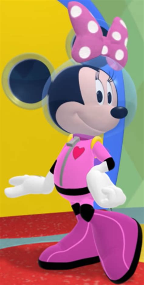 Minnie Mouse looking pretty in her spacesuit by steamanddieselman on DeviantArt