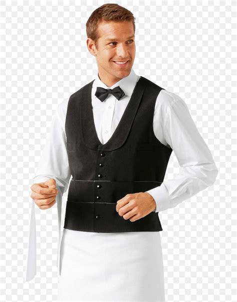 Waiter Waistcoat Gilets Chef's Uniform Jacket, PNG, 1176x1500px, Waiter, Abdomen, Apron, Chef ...