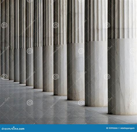 Greek Columns, Athens, Greece Royalty Free Stock Image - Image: 9395666