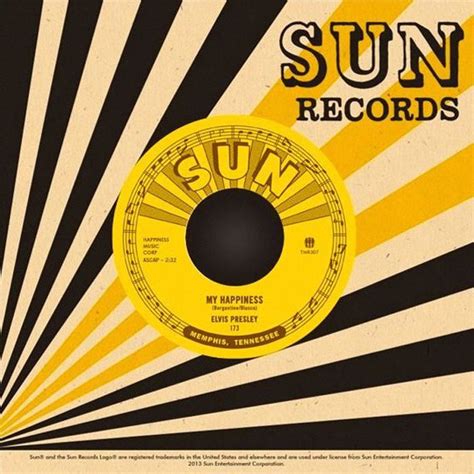 ELVIS PRESLEY My Happiness 7" - Southbound Records