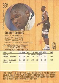 Stanley Roberts Gallery | Trading Card Database