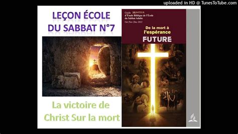 Leçon école du sabbat vendredi 11 Novembre 2022 - VideoTutoriels