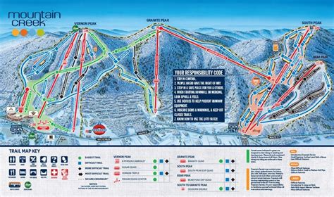 Mountain Creek Resort Trail Map, NY/NJ/PA #1 Ski Area | Trail maps, Ski ...