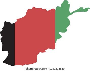 Afghanistan Map Flag Icon Vector Stock Vector (Royalty Free) 1960218889 | Shutterstock