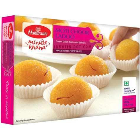 Haldiram Motichur Ladoo 360 g (Frozen) – Star Indo Japan