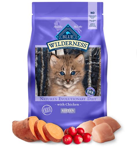 BLUE Wilderness™ Nature's Evolutionary Diet with Chicken for Kittens Dry Food | Blue Buffalo