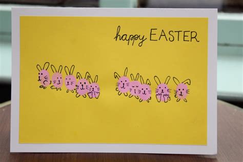 Cute Finger Print Easter Cards