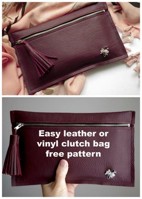 FREE sewing pattern and tutorial for how to sew this zipper clutch bag ...