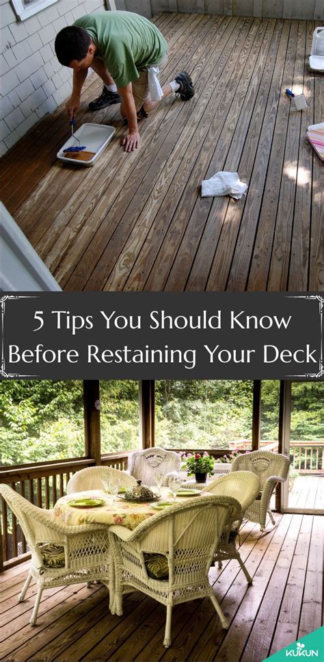 Staining Your Deck? You Must Know These 5 Things | Staining deck ...