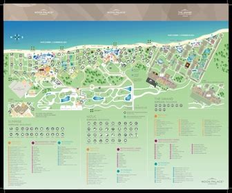 Resort Map | Moon Palace Cancun | Cancun, Mexico