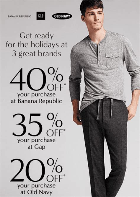 Gap, Old Navy & Banana Republic Canada Promo Code Sale: Save Up To 40% ...