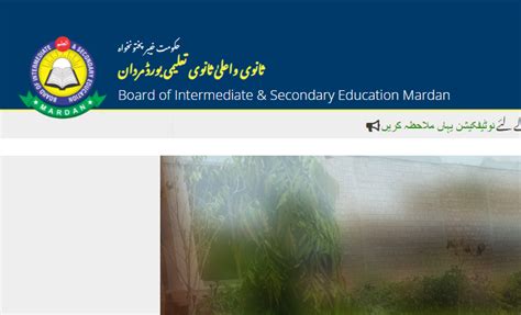 BISE Mardan HSSC Result 2023 Check BY Roll Number, Name @ web.bisemdn.edu.pk - INDreport.com