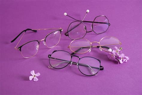 Premium Photo | Fashion trendy eye glasses several pairs eye glasses frames