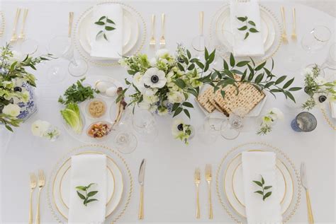 How to set your Passover Seder Table by Fashionable Hostess.jpg- overhead shot – Fashionable Hostess