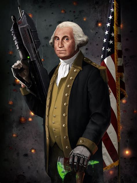 Poster George Washington, the OG Master Chief Epic American President Art by Jason Heuser ...