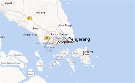 Map Pengerang Johor Malaysia