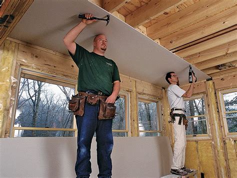 Hanging Drywall on Ceilings - Fine Homebuilding