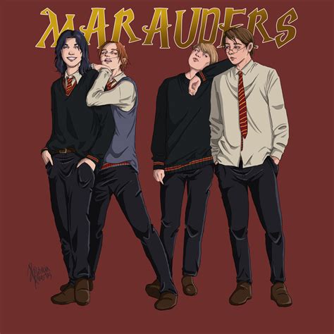 ArtStation - FAN ART - Marauders (Harry Potter)