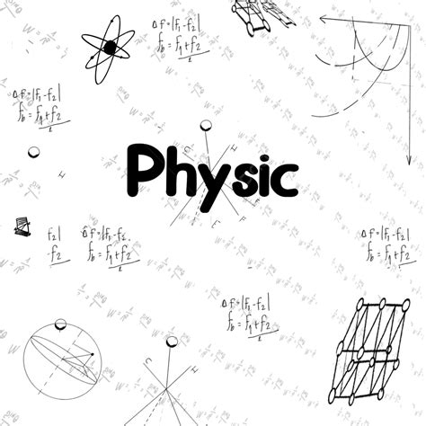 Physics Pattern Background For Decoration, Rat Drawing, Physics, Physics Background PNG ...