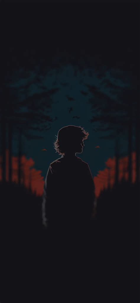 Boy in Forest Dark Aesthetic Wallpaper - Dark Aesthetic Wallpapers
